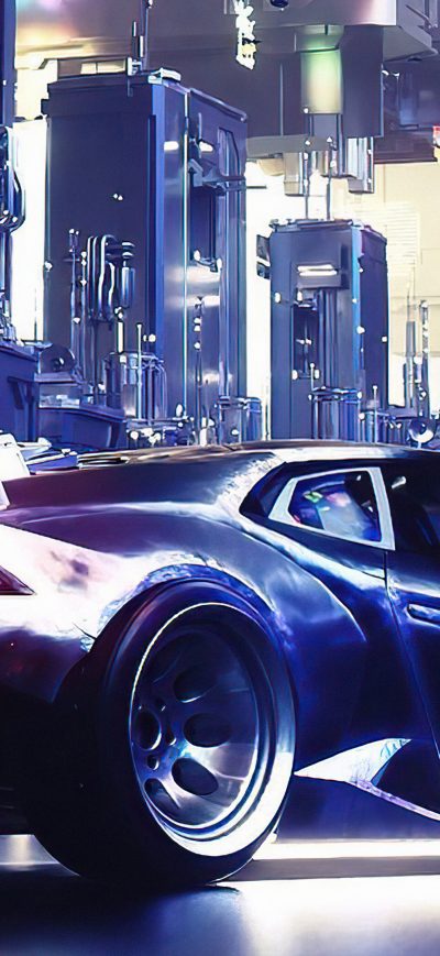 Fond d'écran iPhone Lambo Cyber Ride 4k