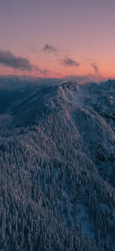 Fond d'écran iPhone Snow Mountains Landscape 4k
