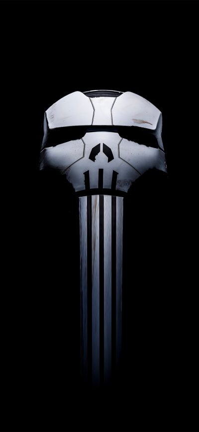 Fond d'écran iPhone 2020 Punisher Logo 4k