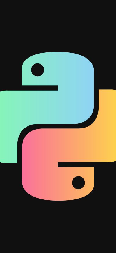 Fond d'écran iPhone Python Logo 4k