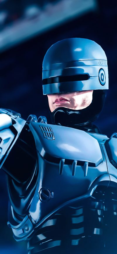 Fond d'écran iPhone Robocop Art 4k