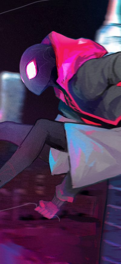 Fond d'écran iPhone New Miles Morales Art
