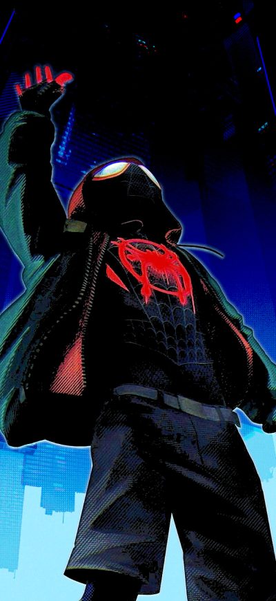 Fond d'écran iPhone Spiderverse Digital Art