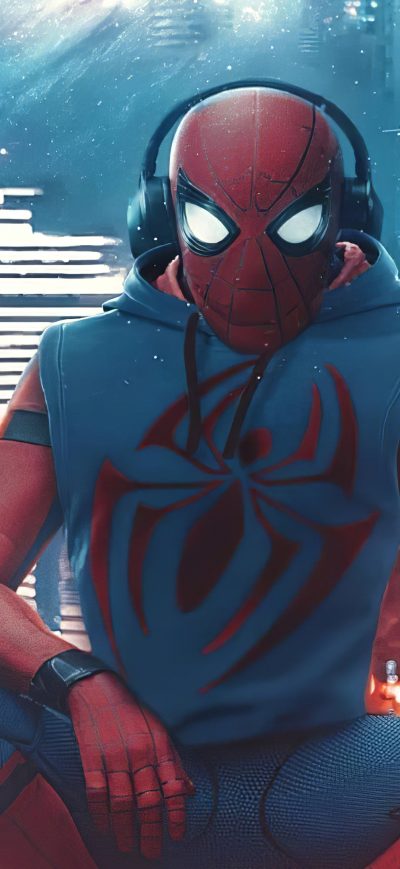 Fond d'écran iPhone Spider Man Music Up