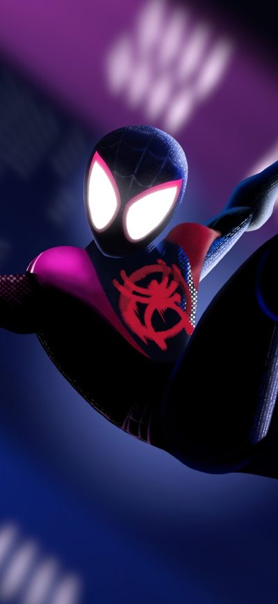 Fond d'écran iPhone Spider Verse 4k Artwork