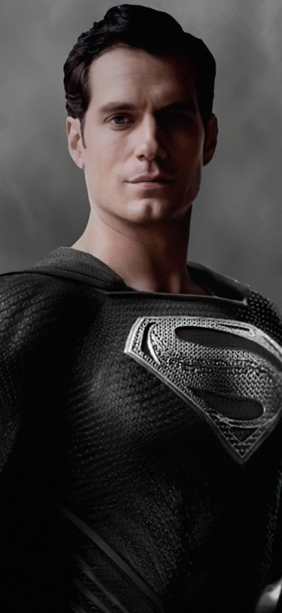 Fond d'écran iPhone Superman Black Suit Zack Synder 4k