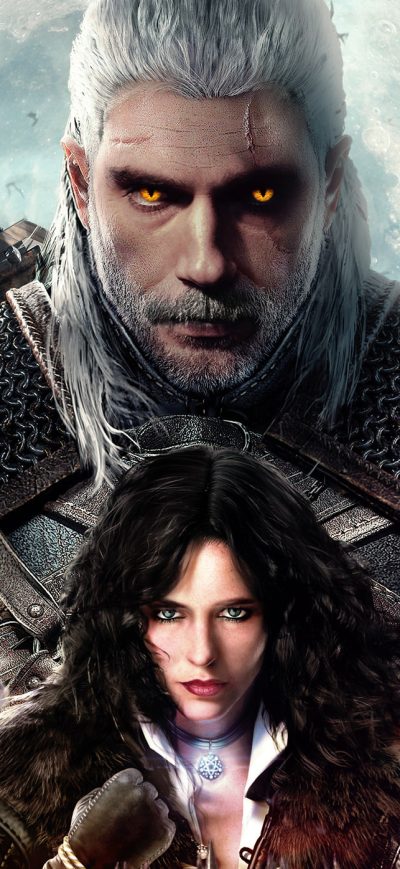 Fond d'écran Witcher Art sur iPhone