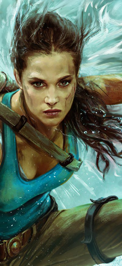 Fond d'écran iPhone 4k Tomb Raider Art