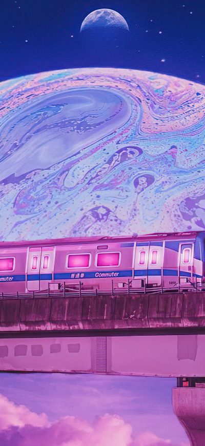 Fond d'écran iPhone Train Of Outrun World