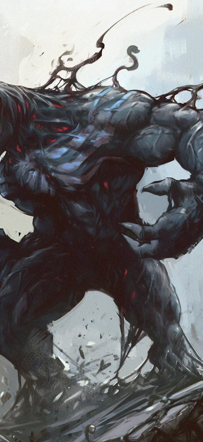 Fond d'écran iPhone 4k Venom Artworks New