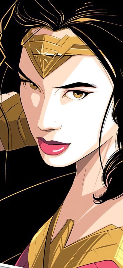 Fond d'écran iPhone Wonder Woman Sketch Artwork New