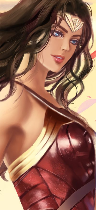 Fond d'écran iPhone Wonder Woman Fantasy Art