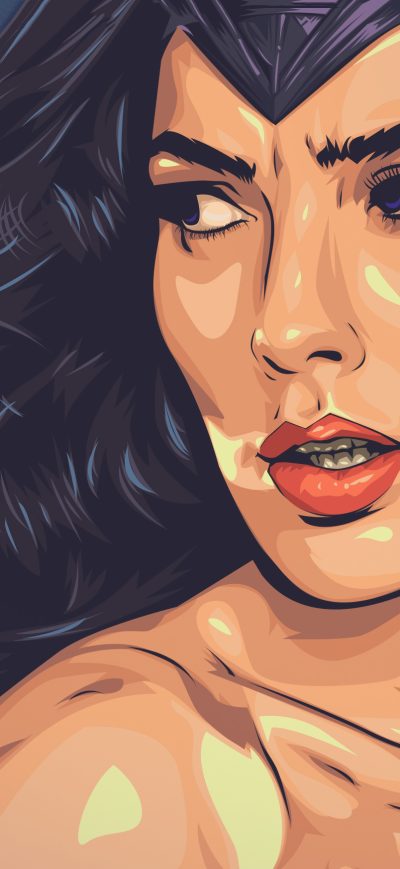 Fond d'écran iPhone Wonder Woman Art New