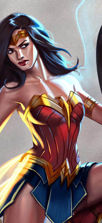 Fond d'écran iPhone Wonder Woman Up