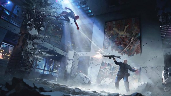 Spiderman Gameplay Artwork