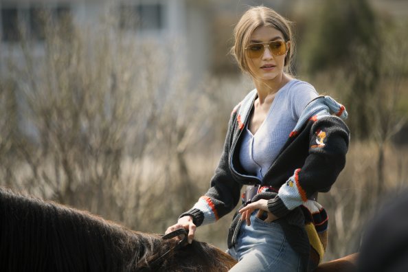 Gigi Hadid Vogue Eyewear 2018 4k