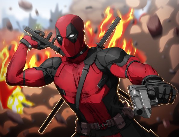 Deadpool Artwork 5k