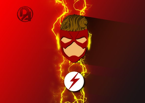 Wally West Refined Costume Artwork