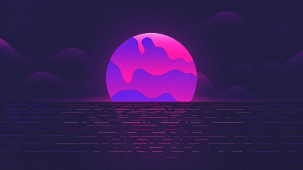 Melting July Sea Ocean Sunset