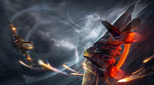 Airplane Attack Aviation Artwork