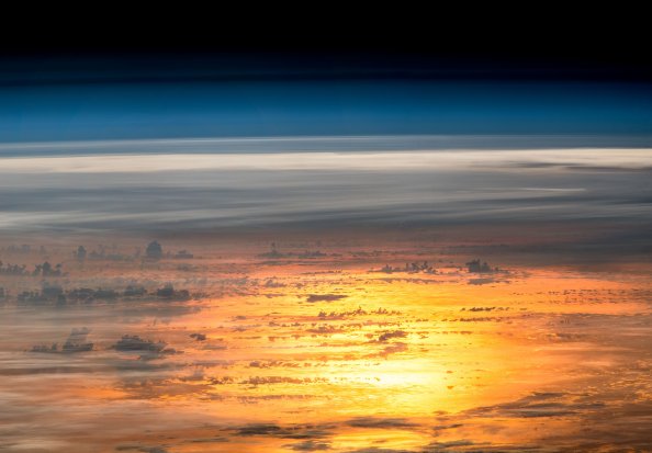 Sunset From The International Space Station