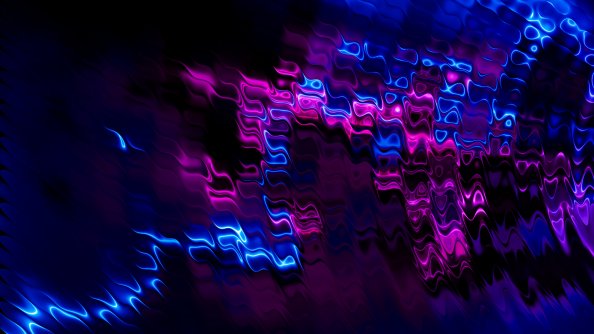 Abstract Purple Blue Cell 4k