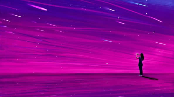 Taking Picture Of Digital Sky 4k