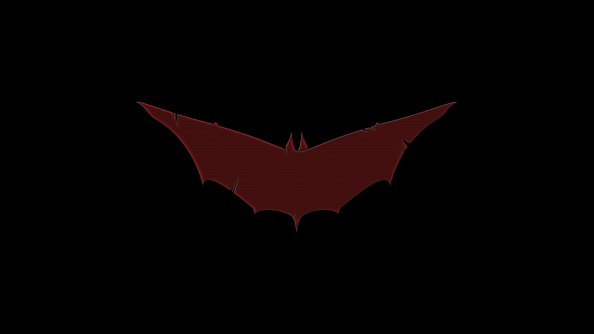 Batman Red Logo 8k