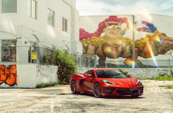 Vossen Beautiful Wrapped Corvette C8 8k