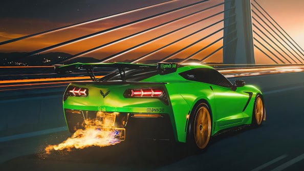 Chevrolet Corvette Stingray 4k