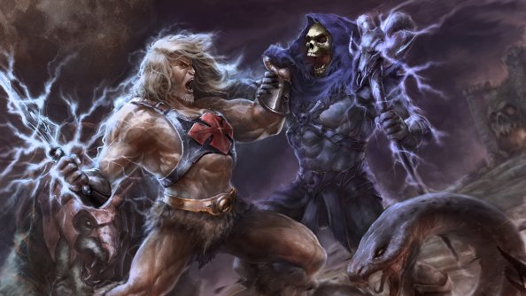 He Man Vs Skeletor Artwork