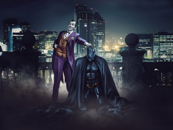 Joker Take Down The Bat