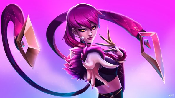 Evelynn League Of Legends Art 4k
