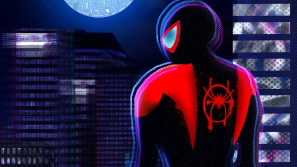 Spiderverse Oscar Winner Poster 4k