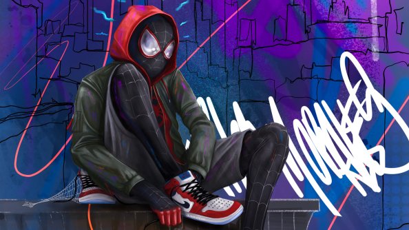 Miles Morales Spider 4k