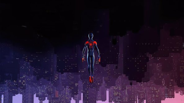 Spider Man Jumping From Heights