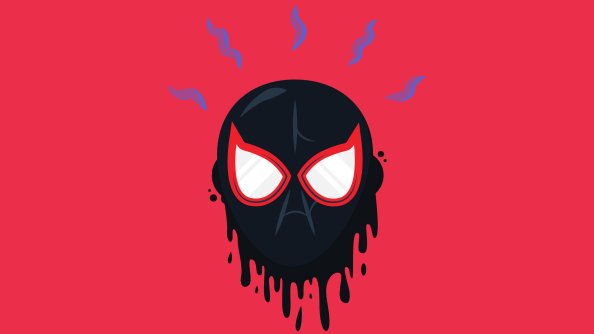 Miles Morales Mask 4k