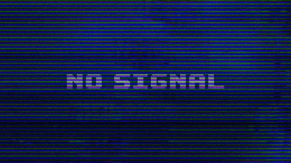 No Signal Typography 4k