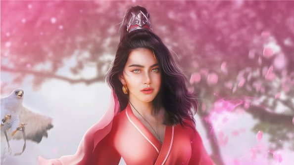 Warrior Girl Beautiful 4k