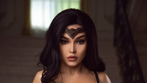 Cosplay Of Wonder Woman 1984 Portrait 4k