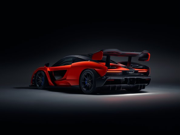 McLaren Senna Rear Lights View 4k