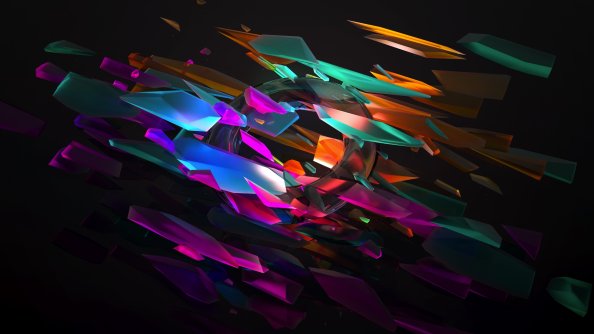 Abstract Colorful Shape 4k