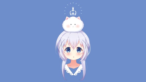 Kafuu Chino Anime Girl 4k