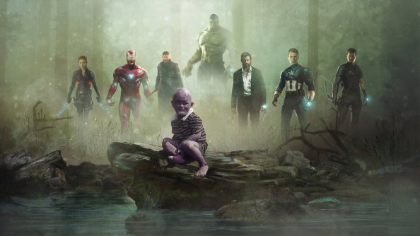 Avengers Vs Kid Thanos