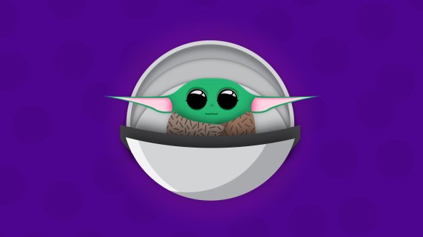 Baby Yoda Minimal 8k
