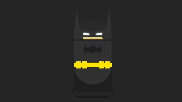 Batman Minimalist Dark 5k