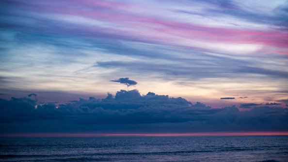 Beach Clouds Ocean Sky