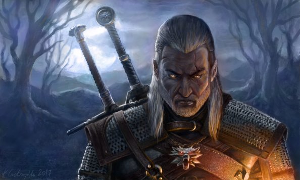 The Witcher 5k Artwork