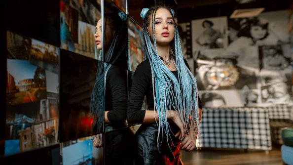 Dyed Hair Girl