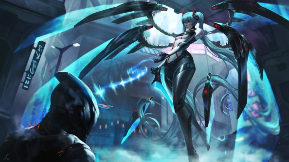 Kayle X Miku Hatsune League Of Legends